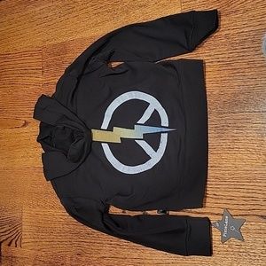 New size 4 lightweight piece sign hoodie